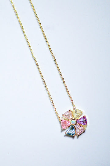 PSYCHEDELIC FLOWER NECKLACE